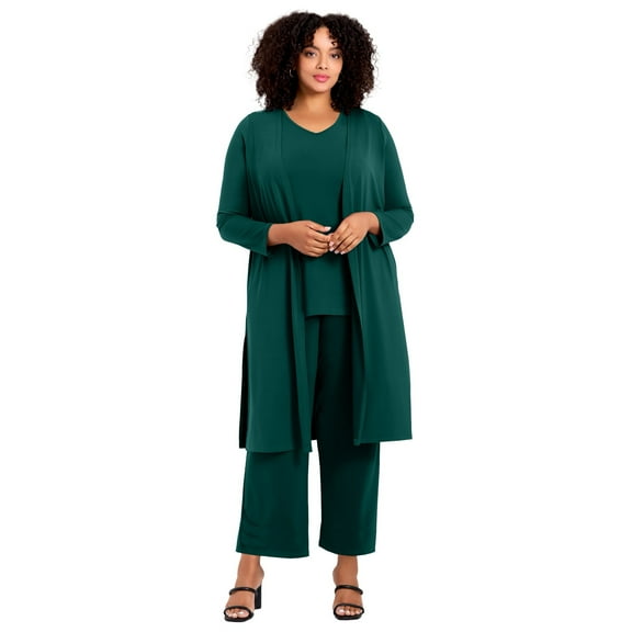 Avenue Women's Plus Size Duster Cardigan
