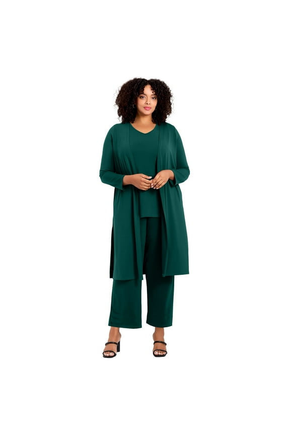 Women's Plus Size Duster Cardigan