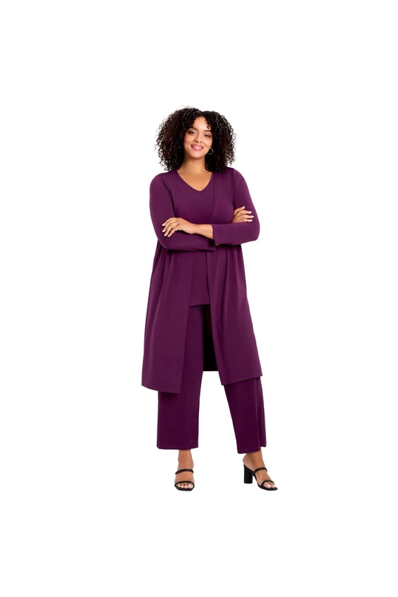Women's Plus Size Duster Cardigan