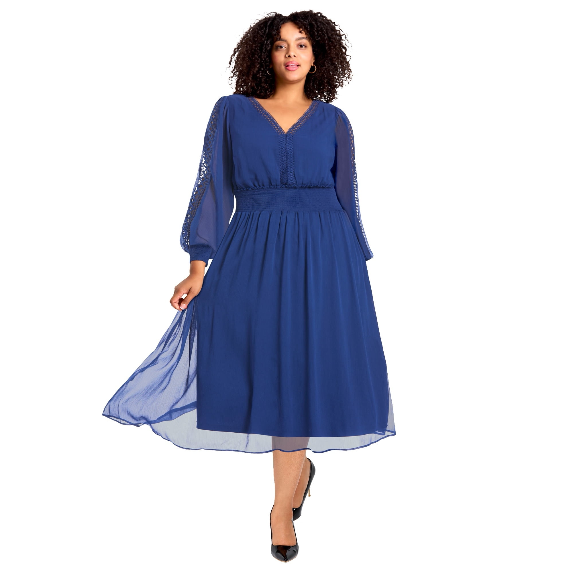 blue dress for baby girl Marine main image 1