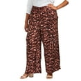 thumbnail image 1 of Avenue Women's Plus Size Elly Wide Leg Pull On Pant, 1 of 2