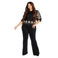 thumbnail image 1 of Avenue Women's Plus Size Eternal Embroidered Top, 1 of 2