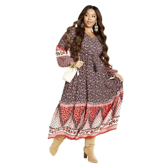 Avenue Women's Plus Size Eternal Maxi Dress