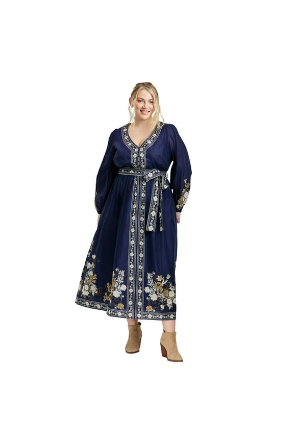 Women's Plus Size Ethereal Escape Maxi Dress