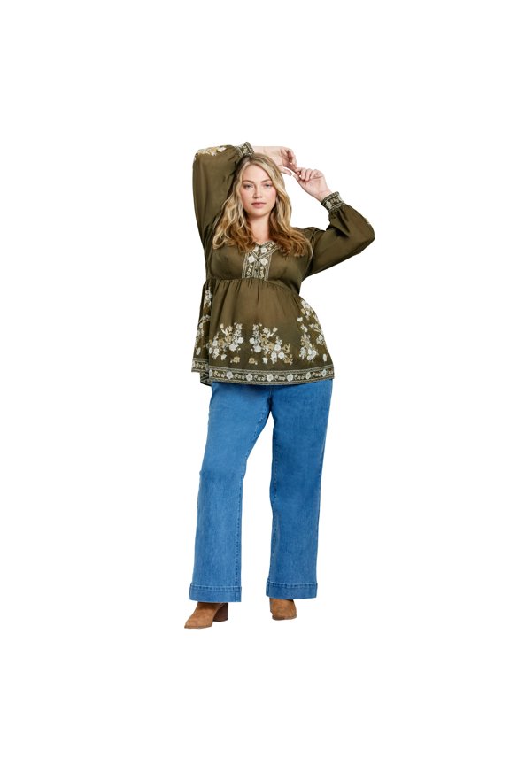 Women's Plus Size Ethereal Escape Top