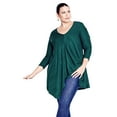 thumbnail image 1 of Avenue Women's Plus Size Finley Textured Tunic, 1 of 2