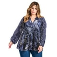 thumbnail image 1 of Avenue Women's Plus Size Floral Fields Tunic, 1 of 2