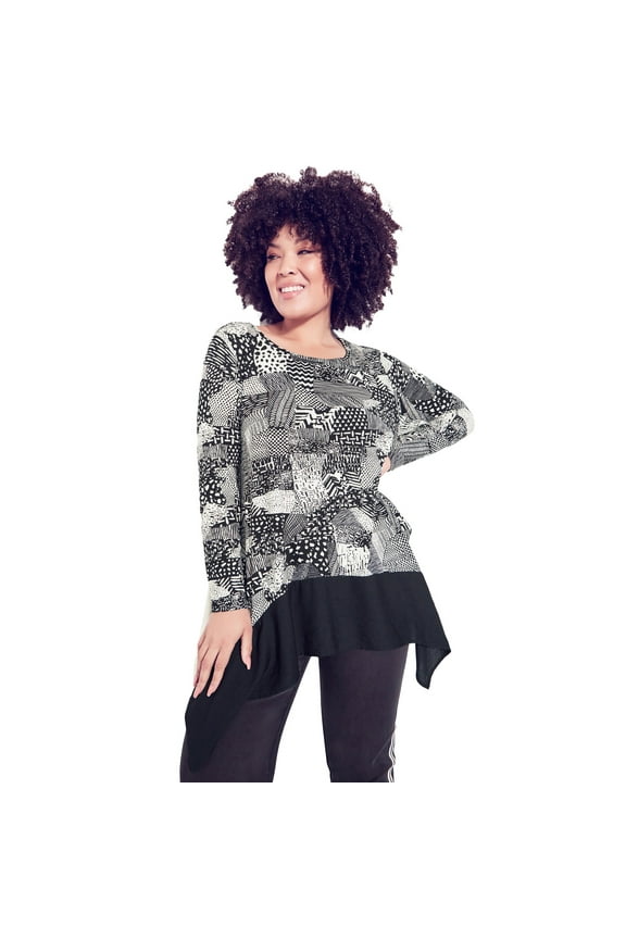 Women's Plus Size Florence Print Top