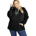thumbnail image 1 of Avenue Women's Plus Size Frill Plain Hoodie, 1 of 2