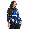 thumbnail image 1 of Avenue Women's Plus Size Geo Printed Tunic, 1 of 2