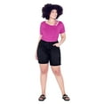 thumbnail image 1 of Avenue Women's Plus Size Giana Ripped Short, 1 of 2