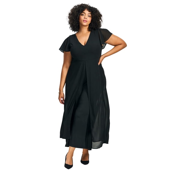 Avenue Women's Plus Size Glam Jumpsuit