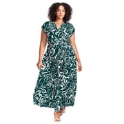 Avenue Womens Plus Size Havana Maxi Dress