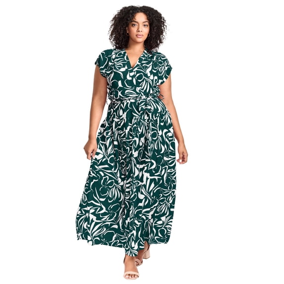Avenue Women's Plus Size Havana Maxi Dress