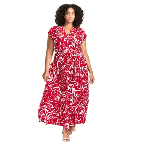Avenue Women's Plus Size Havana Maxi Dress