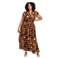 thumbnail image 1 of Avenue Women's Plus Size Havana Maxi Dress, 1 of 2