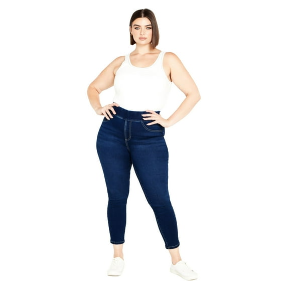 Avenue Women's Plus Size Hi Rise Jegging