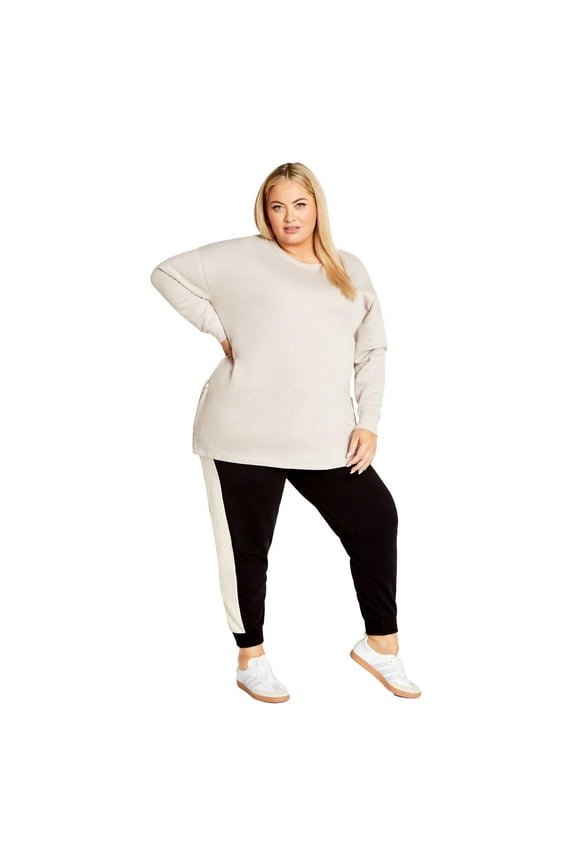 Women's Plus Size Jade Longline Zip Top