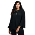 thumbnail image 1 of Avenue Women's Plus Size Jay Pleat Blouse, 1 of 2