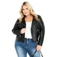 thumbnail image 1 of Avenue Women's Plus Size Kara Biker Jacket, 1 of 2