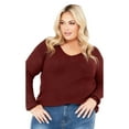 thumbnail image 1 of Avenue Women's Plus Size Kasey Sweater, 1 of 2