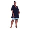 thumbnail image 1 of Avenue Women's Plus Size Kaylie Hi Lo Top, 1 of 2
