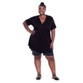 thumbnail image 1 of Avenue Women's Plus Size Kaylie Hi Lo Top, 1 of 2