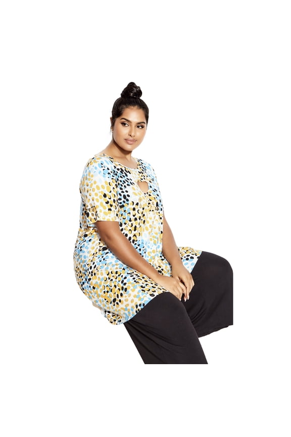Women's Plus Size Keyla Foil Top