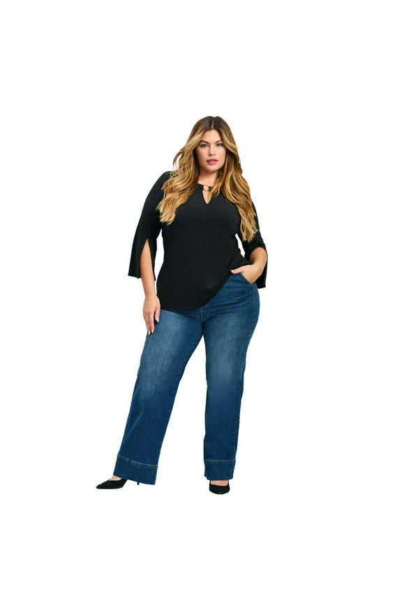 Women's Plus Size Kira Wide Leg Jean