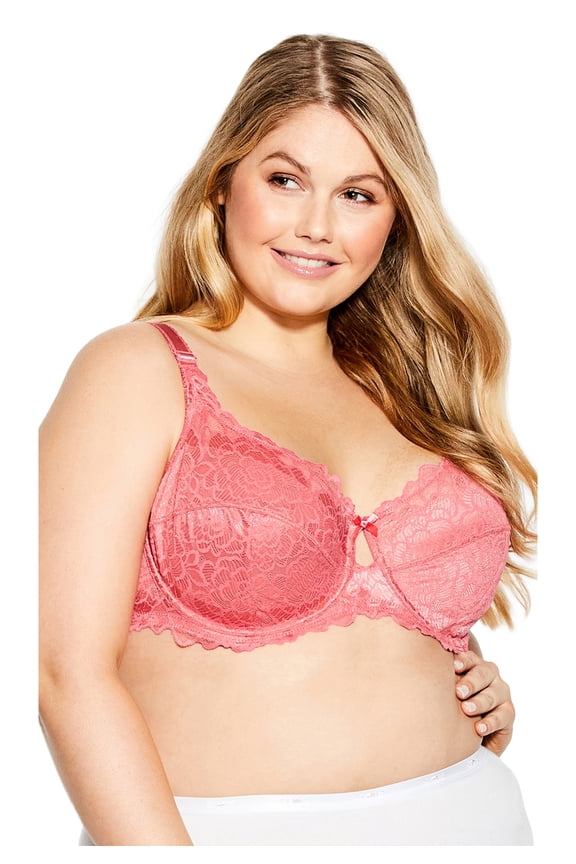 Women's Knitted Lace Soft Cup Bra