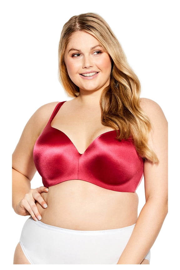 Women's Plus Size Lace Detail Underwire Bra
