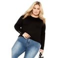thumbnail image 1 of Avenue Women's Plus Size Lara Button Sweater, 1 of 2