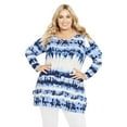 thumbnail image 1 of Avenue Women's Plus Size Leisure Button Tunic, 1 of 2