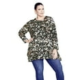 thumbnail image 1 of Avenue Women's Plus Size Leisure Button Tunic, 1 of 2