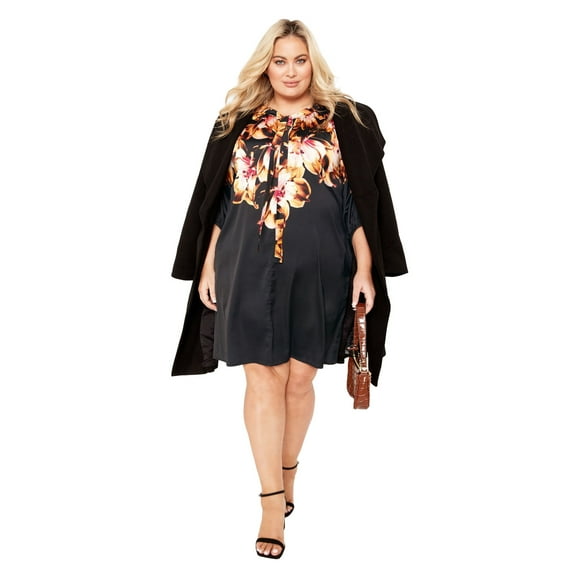 Avenue Women's Plus Size Lily Placement Dress