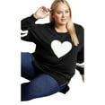 thumbnail image 1 of Avenue Women's Plus Size Love Me Sweater, 1 of 2