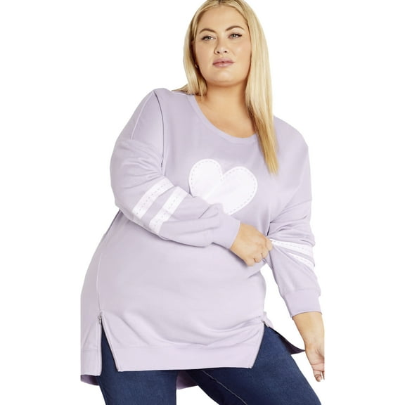 Avenue Women's Plus Size Love Me Sweater