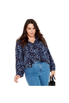 Women's Plus Size Lucia Tiered Crochet Tassel Top