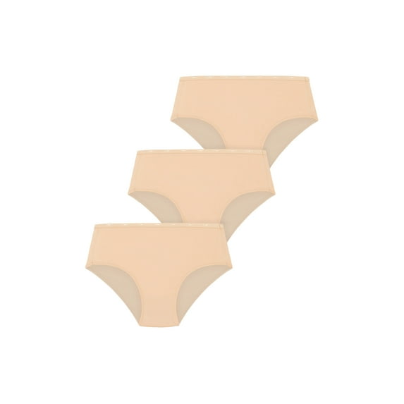 Avenue Women's Plus Size Modern Cotton Spandex Brief 3-Pack