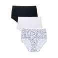 thumbnail image 1 of Avenue Women's Plus Size Modern Cotton Spandex Brief 3-Pack, 1 of 6