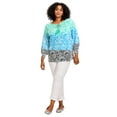 thumbnail image 1 of Avenue Women's Plus Size Ombre Print Top, 1 of 2