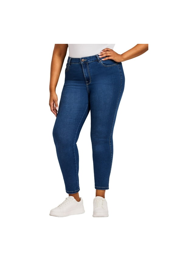 Women's Plus Size Petite Butter Denim Skinny Jean