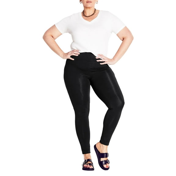 Avenue Women's Plus Size Petite High Rise Legging