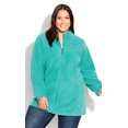 thumbnail image 1 of Avenue Women's Plus Size Polar Fleece Zip Jacket, Long Sleeves, Funnel Neckline, 1 of 5