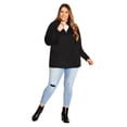 thumbnail image 1 of Avenue Women's Plus Size Polar Fleece Pocket Tunic, 1 of 2