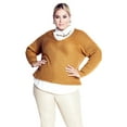 thumbnail image 1 of Avenue Women's Plus Size Primrose Sweater, 1 of 2