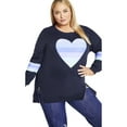 thumbnail image 1 of Avenue Women's Plus Size Rainbow Bright Sweater, 1 of 2