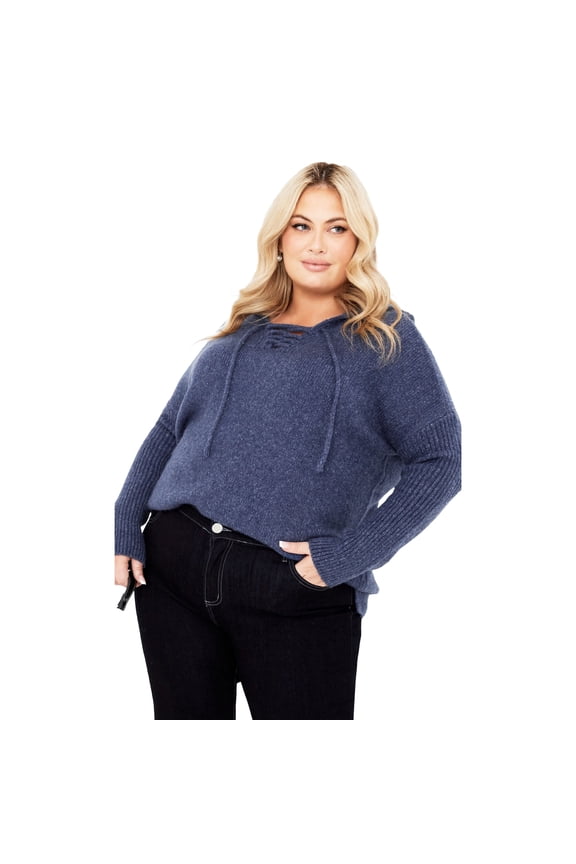 Women's Plus Size Rory Laceup Sweater
