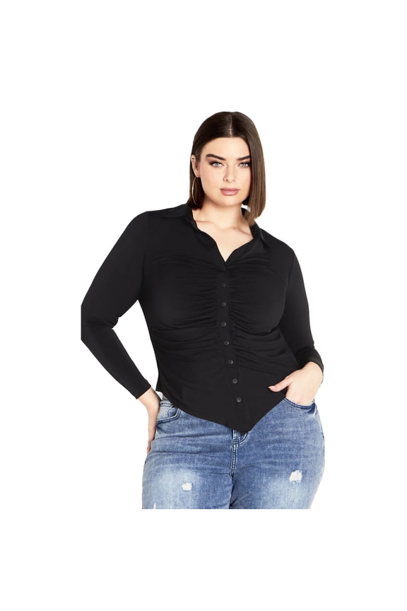 Women's Plus Size Ruby Gather Top