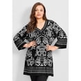 thumbnail image 1 of Avenue Women's Plus Size Scarf Print Tunic, 1 of 2